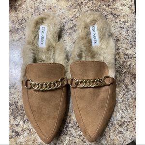 Steve Madden Fur Slippers